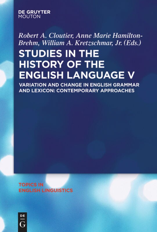 Couverture_Studies in the History of the English Language V