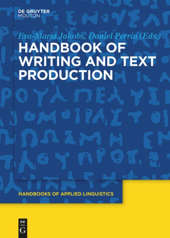 Front cover_Handbook of Writing and Text Production