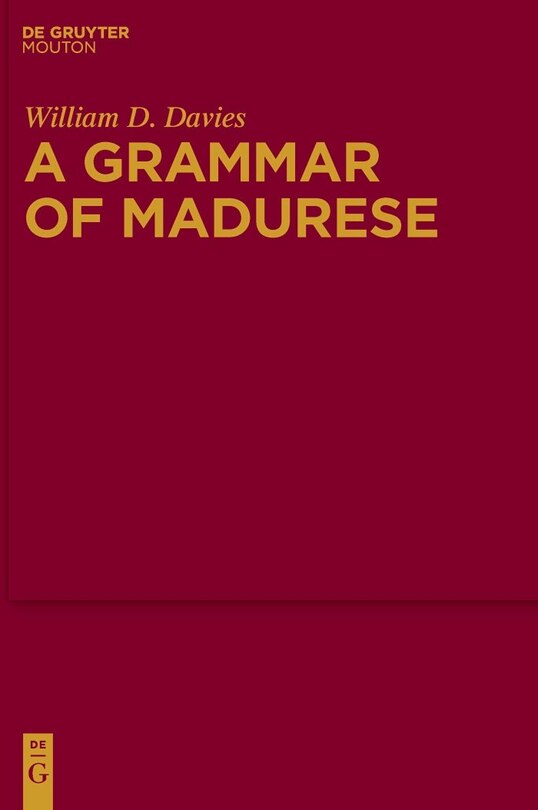 Front cover_A Grammar of Madurese