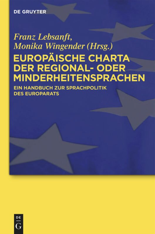 Front cover_Europäische Charta der Regional- oder Minderheitensprachen