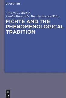 Front cover_Fichte and the Phenomenological Tradition