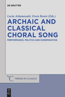 Front cover_Archaic and Classical Choral Song
