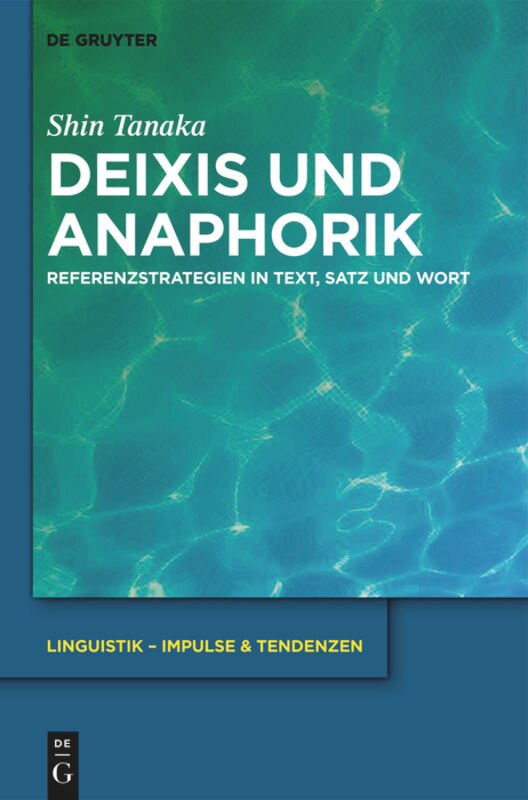 Front cover_Deixis und Anaphorik