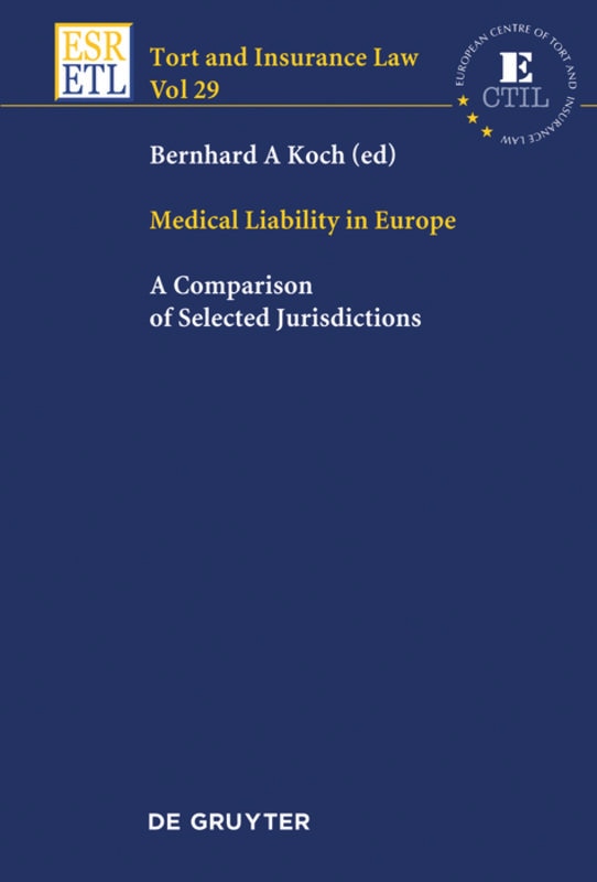 Front cover_Medical Liability in Europe