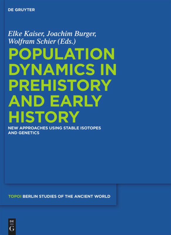 Front cover_Population Dynamics in Prehistory and Early History