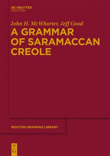 Front cover_A Grammar of Saramaccan Creole
