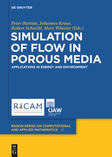 Front cover_Simulation of Flow in Porous Media