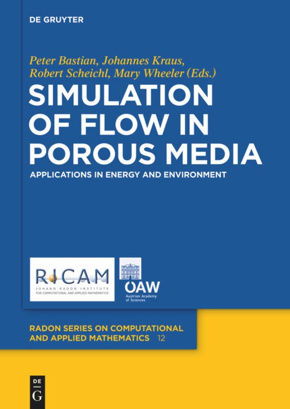 Front cover_Simulation of Flow in Porous Media