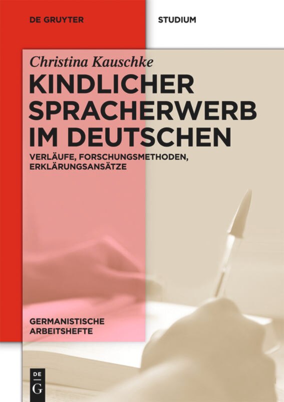 Couverture_Kindlicher Spracherwerb im Deutschen