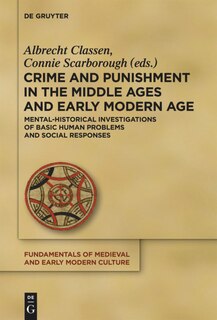 Couverture_Crime and Punishment in the Middle Ages and Early Modern Age