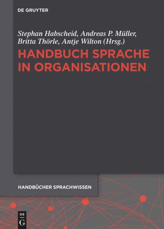 Front cover_Handbuch Sprache in Organisationen
