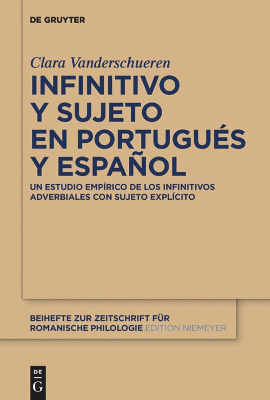 Front cover_Infinitivo y sujeto en portugués y español