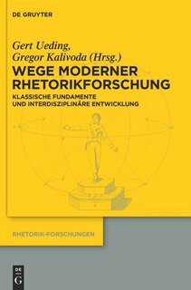 Front cover_Wege moderner Rhetorikforschung