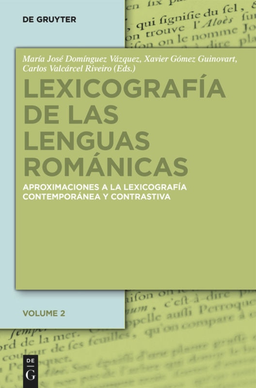 Front cover_Lexicografía de las lenguas románicas