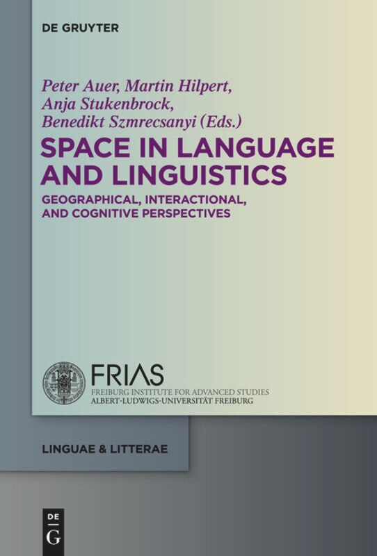 Front cover_Space in Language and Linguistics