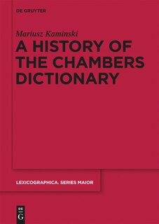 Front cover_A History of the Chambers Dictionary