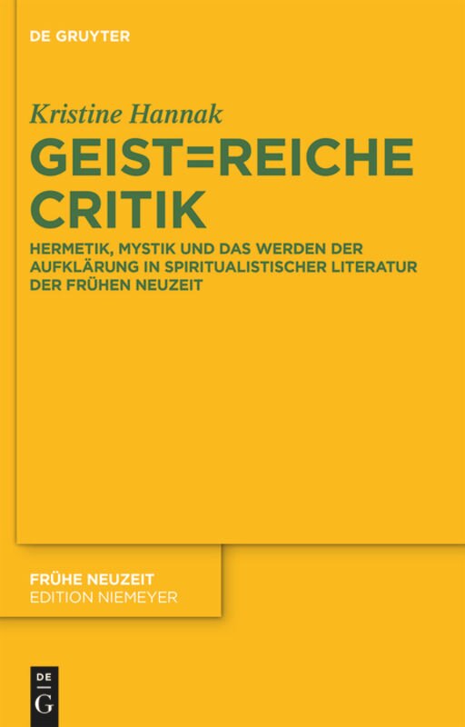 Front cover_Geist=reiche Critik