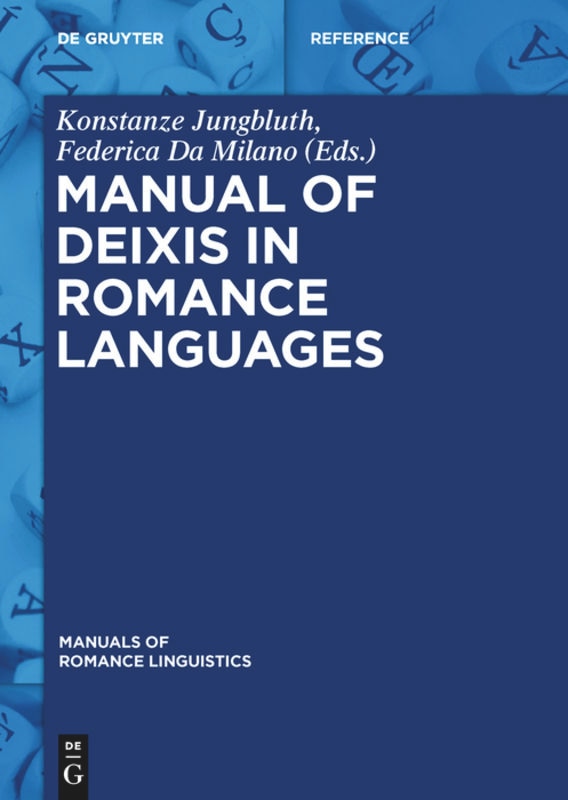 Front cover_Manual of Deixis in Romance Languages