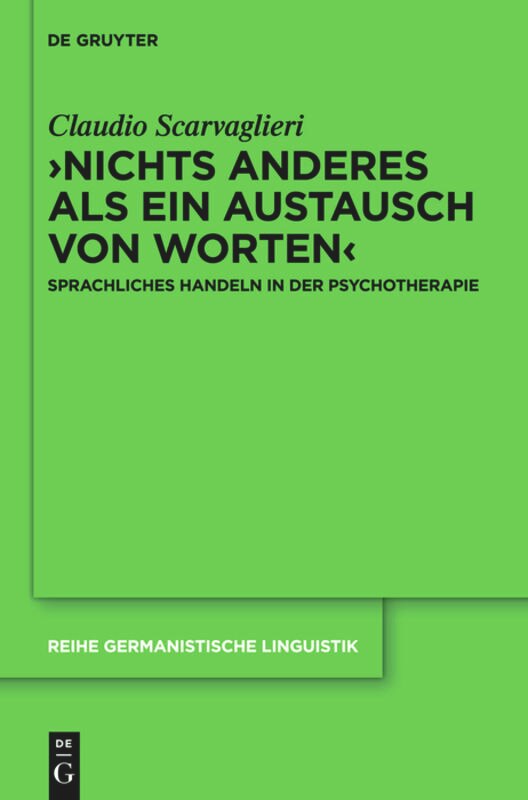 Front cover_›Nichts anderes als ein Austausch von Worten‹