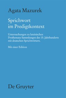 Front cover_Sprichwort im Predigtkontext