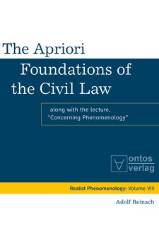Front cover_The Apriori Foundations of the Civil Law