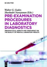 Front cover_Pre-Examination Procedures in Laboratory Diagnostics