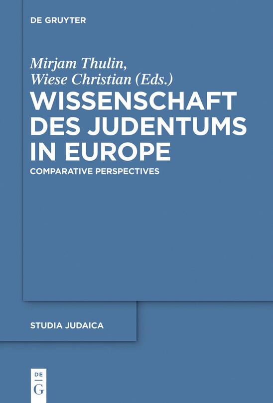 Couverture_Wissenschaft des Judentums in Europe