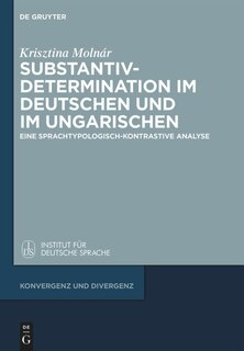 Couverture_Substantivdetermination im Deutschen und im Ungarischen
