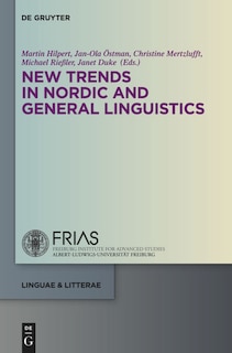 Front cover_New Trends in Nordic and General Linguistics
