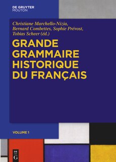 Front cover_Grande Grammaire Historique du Français (GGHF)