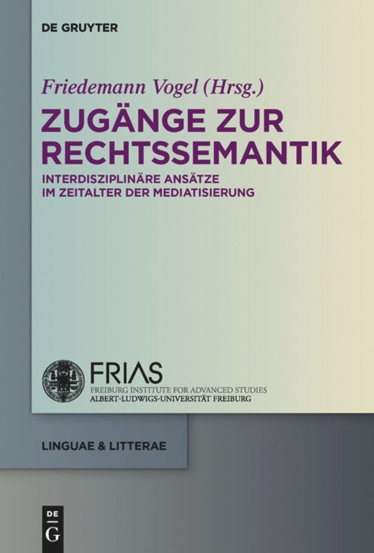 Couverture_Zugänge zur Rechtssemantik