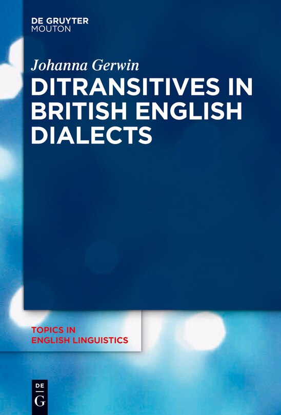 Front cover_Ditransitives in British English Dialects