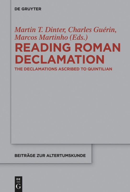 Front cover_Reading Roman Declamation