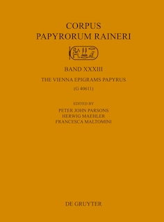 Front cover_The Vienna Epigrams Papyrus