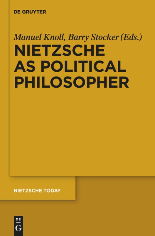Front cover_Nietzsche as Political Philosopher