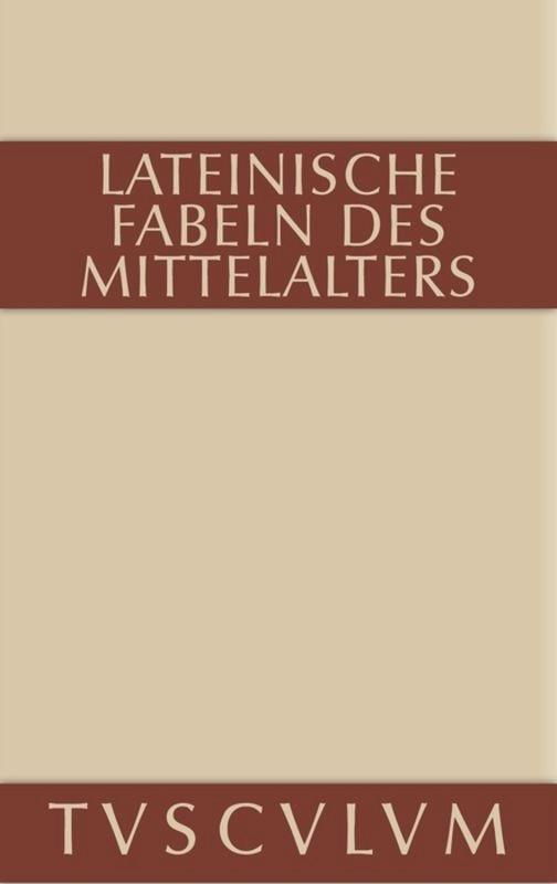Couverture_Lateinische Fabeln Des Mittelalters