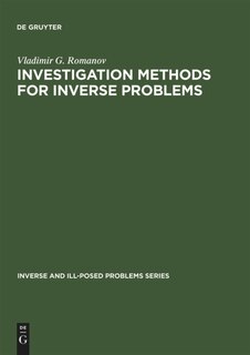 Couverture_Investigation Methods for Inverse Problems