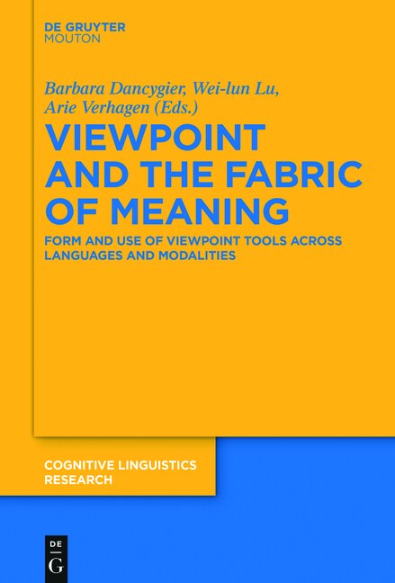 Front cover_Viewpoint and the Fabric of Meaning