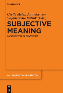 Front cover_Subjective Meaning