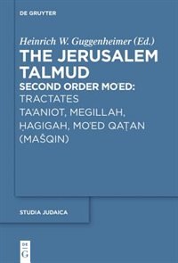 Couverture_Tractates Ta'aniot, Megillah, Hagigah and Mo'ed Qatan (Mašqin)