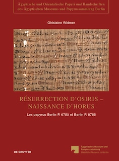 Front cover_Résurrection d’Osiris - Naissance d’Horus