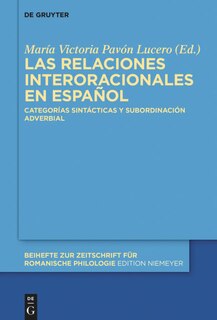 Couverture_Las relaciones interoracionales en español