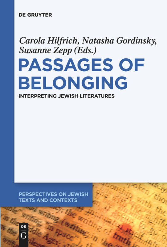 Front cover_Passages of Belonging