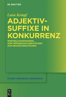 Front cover_Adjektivsuffixe in Konkurrenz