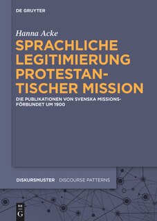 Front cover_Sprachliche Legitimierung protestantischer Mission