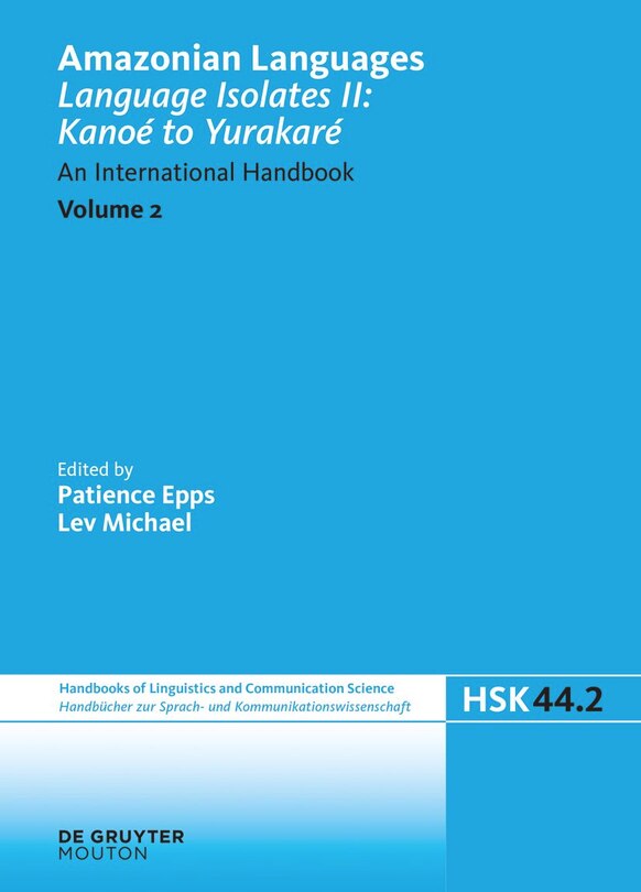 Couverture_Language Isolates II: Kanoé to Yurakaré
