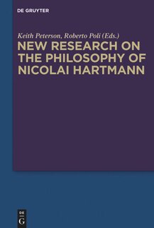 Front cover_New Research on the Philosophy of Nicolai Hartmann