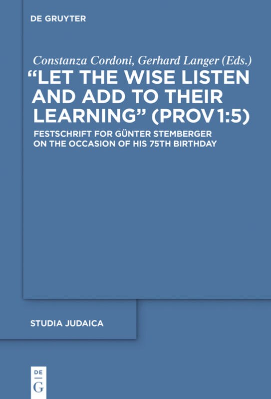 Couverture_Let the Wise Listen and add to Their Learning (Prov 1:5)