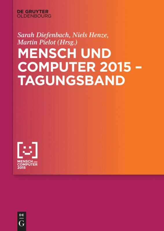 Front cover_Mensch und Computer 2015 – Tagungsband