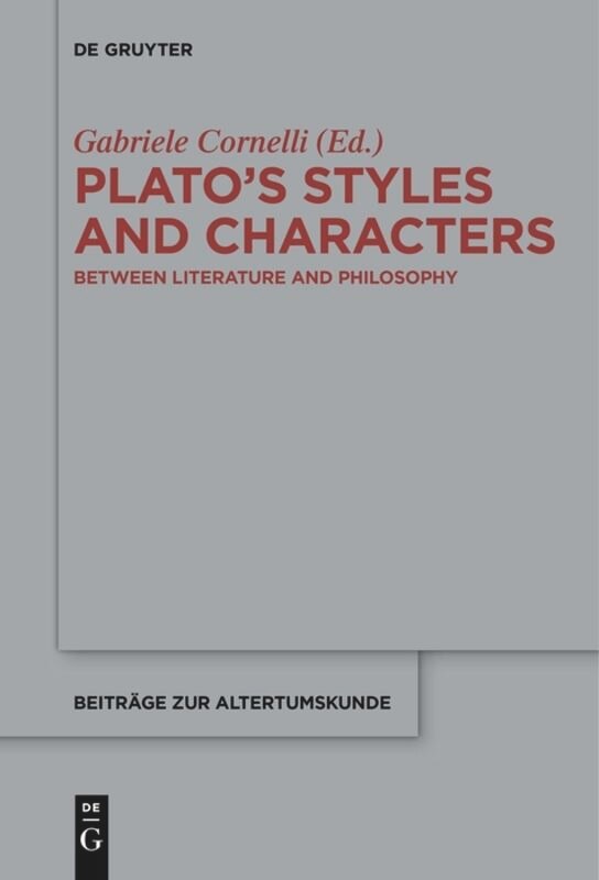 Front cover_Plato’s Styles and Characters